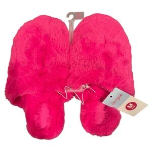 Cat & Jack Cozy Pink Kids Slippers
